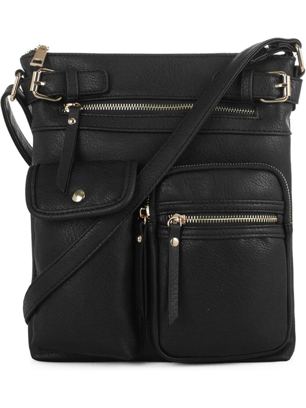 Lightweight Medium Crossbody Bag for Women | Multi Pocket Shoulder Bag